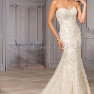 Jasmin Bridal T182009 in ivory size 8